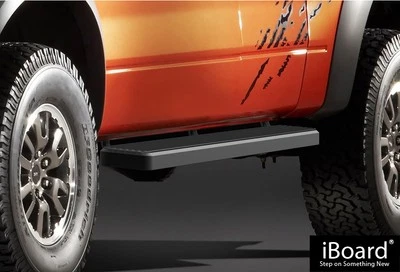 APS Premium 6" Black Side Steps Fit 15-25 Ford F150 Super Cab & 17-25 F250 Foto 1 de 4