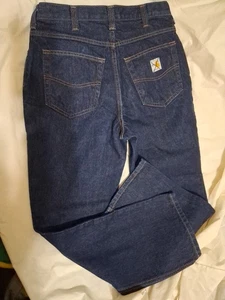 Carhartt FR Jeans Relaxed Denim Uomo 30x30 Pantaloni da Lavoro 2112 Cat 2 280-83 - Foto 1 di 18