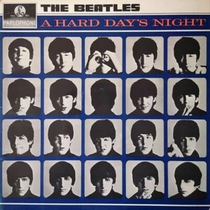 THE BEATLES A Hard Day's Night Vinyl Record Album LP Parlophone 1969 Stereo Rock - Picture 1 of 8