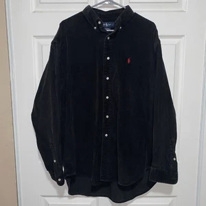 Vintage Ralph Lauren Corduroy Button Up Long Sleeve size XL - Picture 1 of 7