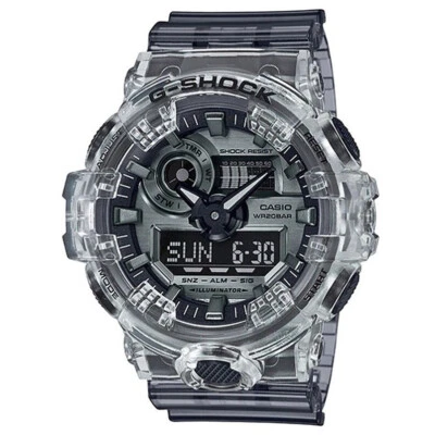 Casio G-Shock Semi-Transparent Special Colour Edition Watch GShock GA-700SK-1A - Image 1 of 4