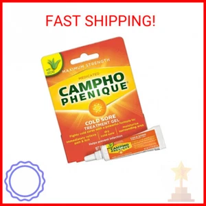 Campho Phenique Cold Sore and Fever Blister Treatment for Lips, Maximum Strength - Picture 1 of 2