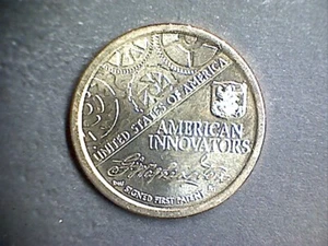 American Innovation Dollar Münze 2018 D 1,00 $ 24 Kt vergoldet - Bild 1 von 2