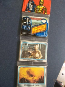 1980 Topps The Empire Strikes Back rack pack unopened 51 cards Star Wars Random - Picture 1 of 5