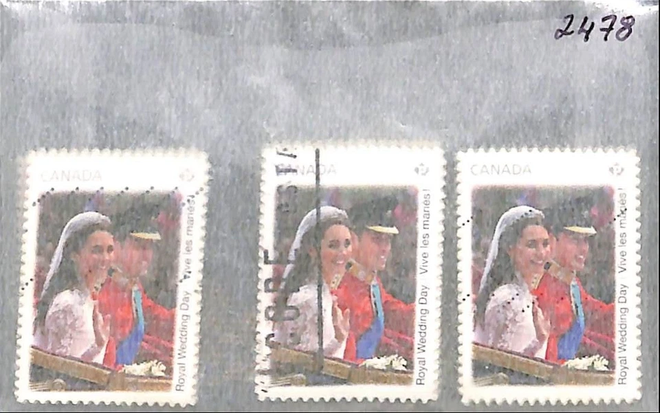 Canada - 2478 - Used Bundle of 50 - Wedding Day - 2011 - Image 1 of 1