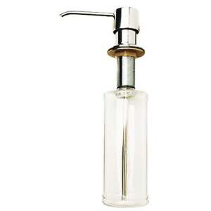 Do it Polished Chrome Clear Body Soap Dispenser 438486 Pack of 6 SIM Supply,