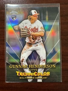 2023 Topps Chrome Gunnar Henderson Topps in Technicolor #TT-19 Baltimore Orioles - Picture 1 of 2