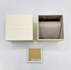 Michael Kors Watch Box only, White with insert and Booklet - Picture 1 of 3