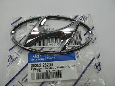 NUEVO - OEM GENUINO *H* emblema de escotilla trasera para Santa Fe 2005-2006 8635326200 Foto 1 de 4