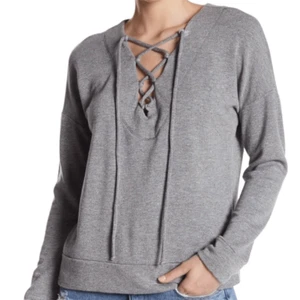REVOLVE Stateside Sweatshirt zum Schnüren dunkelgrau Größe M / Medium - Bild 1 von 10