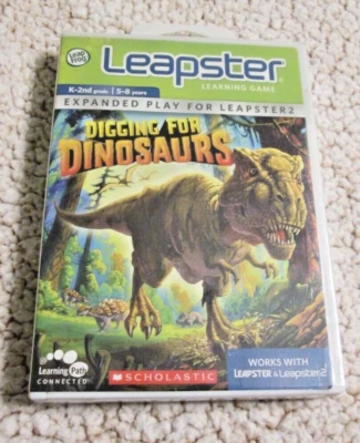 New Sealed LeapFrog Leapster Learning Game Scholastic Digging for Dinosaurs - Image 1 of 2