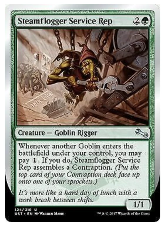 MTG - 4X Steamflogger Service Rep - 124/216 - Unstable  - NM/M - New - Image 1 of 1
