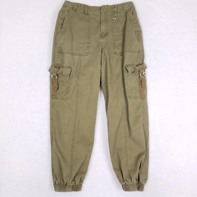 Pantalones de chándal Forever 21 cargo M verde oliva ropa de calle utilitaria Y2K ropa de calle Foto 1 de 4