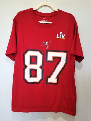Camiseta Nike Tampa Bay Buccaneers Super Bowl LIV Gronkowski Grande  Foto 1 de 4