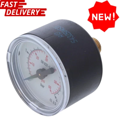 Ideal Logic Logic+ 24 30 35 E ES System Code Combi Pressure Gauge 175679 - Image 1 of 4