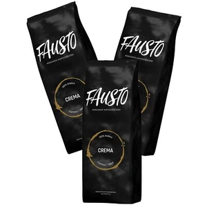 3x 1kg Caffé Fausto Caffe Crema Bohne 3kg Kaffeebohnen Kaffee Bohnen Paket - Bild 1 von 1