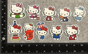 Lot of 10 Assorted Sanrio Hello Kitty Anime Cartoon Stickers - Picture 1 of 1