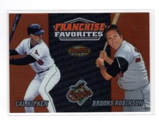 2000 Bowman's Best Franchise Favorites #FR2C Cal Ripken Jr /Brooks Robinson