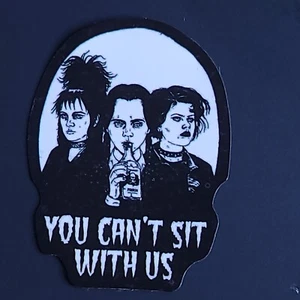 Horror Movie Black and White Gothic Laptop Sticker - 2 Inch -  #26 - Wednesday - Picture 1 of 2