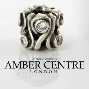 Pandora Echt 925 ALE Silber ZIRKONIA OCEAN WAVE Charm - 790369CZ UVP65€!!! - Bild 1 von 7