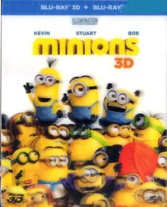 Minions (2015) - 3D/2D - Lenticular Card Cover - Blu-ray - Region All/0 - Picture 1 of 2