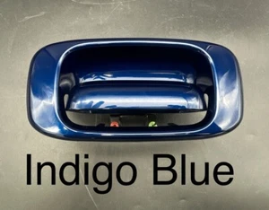 99-03 GM Chevy GMC Silverado Sierra Indigo Blue tailgate handle and bezel - Bild 1 von 10