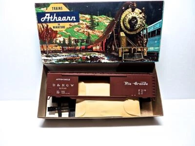 HO Athearn Rio Grande DRG&W 50' Automobile Double Door Boxcar Kit Low Ship - Image 1 of 3