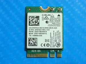 Dell Latitude 13 3379 13.3" Genuine WiFi Wireless Card K57GX 7265NGW - Picture 1 of 4