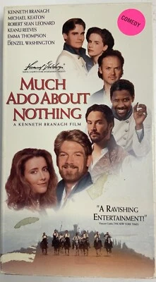 Much Ado About Nothing 1993 VHS Kenneth Branagh Michael Keaton VHSshopCom  Foto 1 de 4