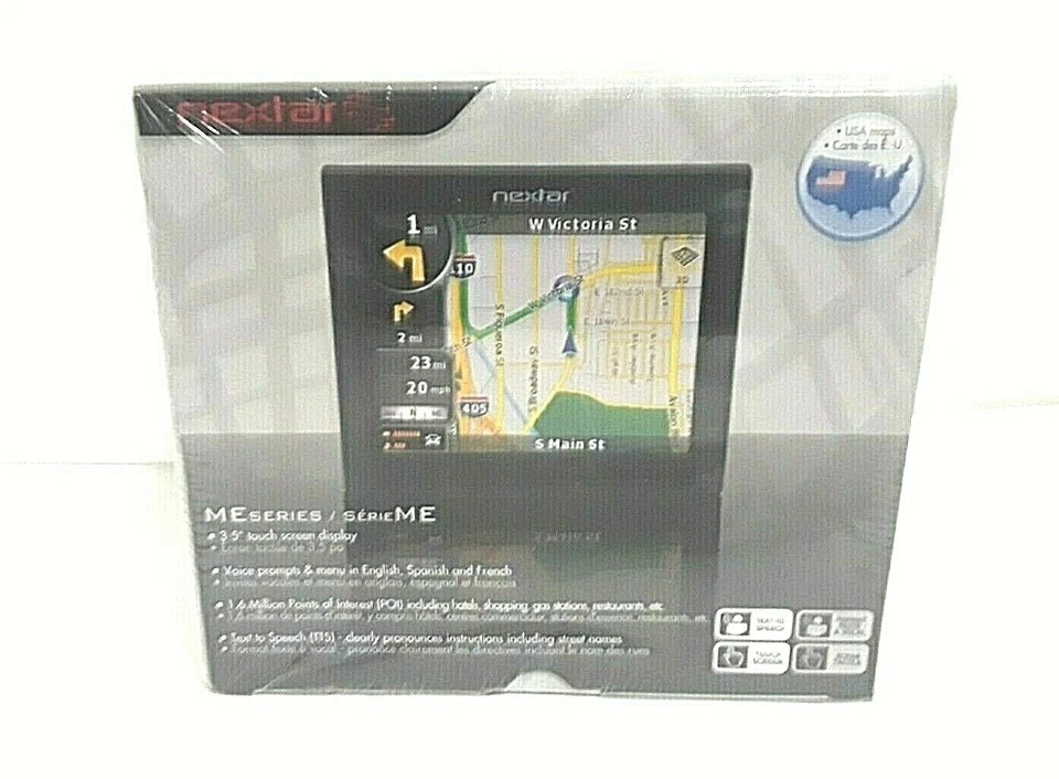 Nextar ME Automotive Mountable GPS Receiver  w/ Mount, Carry Pouch & Car Adapter - Image 1 of 1