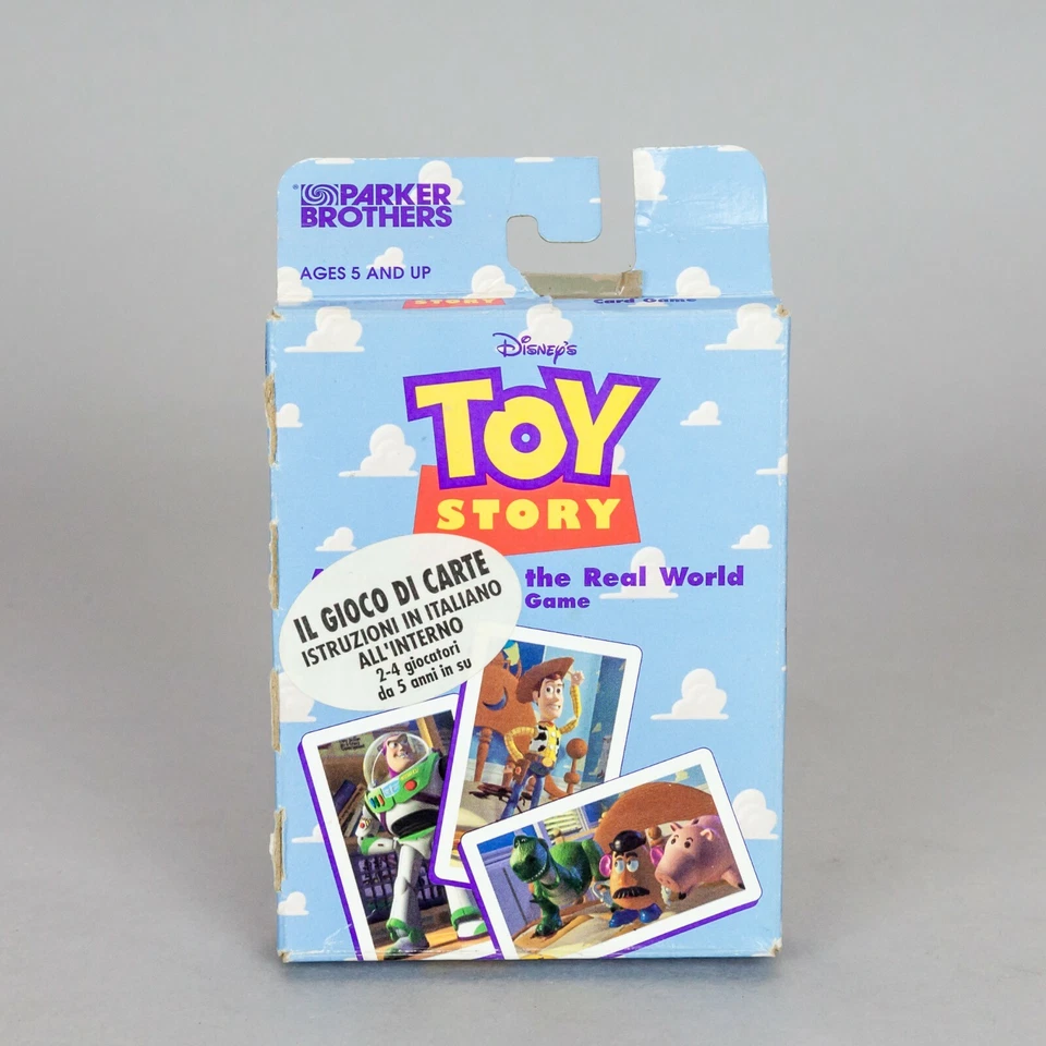 TOY STORY Adventures in the real world card game PARKER BROTHERS 1995 ITA - Imagen 1 de 3