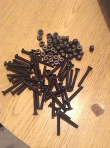 NEW 6 sets of 32MM 8 Screws & Nuts Truck Deck Skateboard Hardware 96 Pieces Tot - Picture 1 of 4