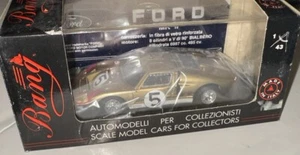 Bang 1/43 Ford MK II Le Mans 66 Gold Italy Die-Cast Car #5 - Picture 1 of 3