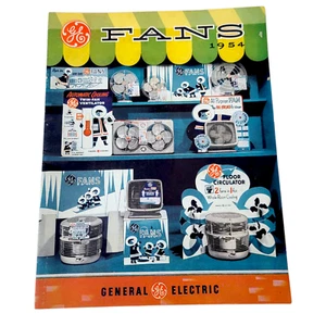 1954 GE FAN Dealer MARKETING Catalog Shows Displays Models General Electric Vtg - Picture 1 of 13