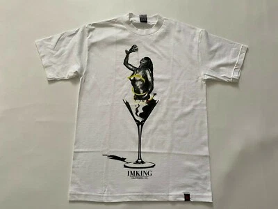 Camiseta gráfica blanca IMKing Money Music Mayhem para hombre talla XL Foto 1 de 2
