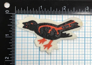 1960'S BALTIMORE ORIOLES MLB BASEBALL VINTAGE 2 7/8" SCREEN PRINTED FELT PATCH - Picture 1 of 2