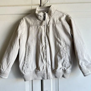 Kitestrings by Hartstrings Boys 4 Khaki Tan Beige Cotton Spring Jacket Coat - Picture 1 of 6