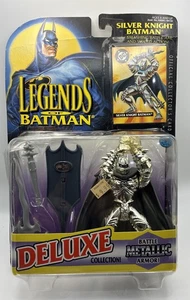 VTG 1995 Kenner Legends of Batman unopened Silver Knight Batman Axe Sword READ! - Picture 1 of 23