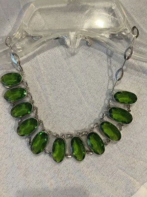 Green Tourmaline 21” Necklace - Image 1 of 2
