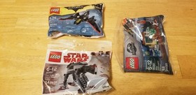 LEGO Star Wars 30497 First Order Heavy Assault Walker + Batman Batwing, Jurassic