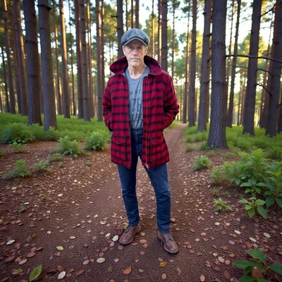 Vintage L.L. Parka de lã Bean Maine vermelho preto búfalo xadrez caça tiro G - Imagem 1 de 4