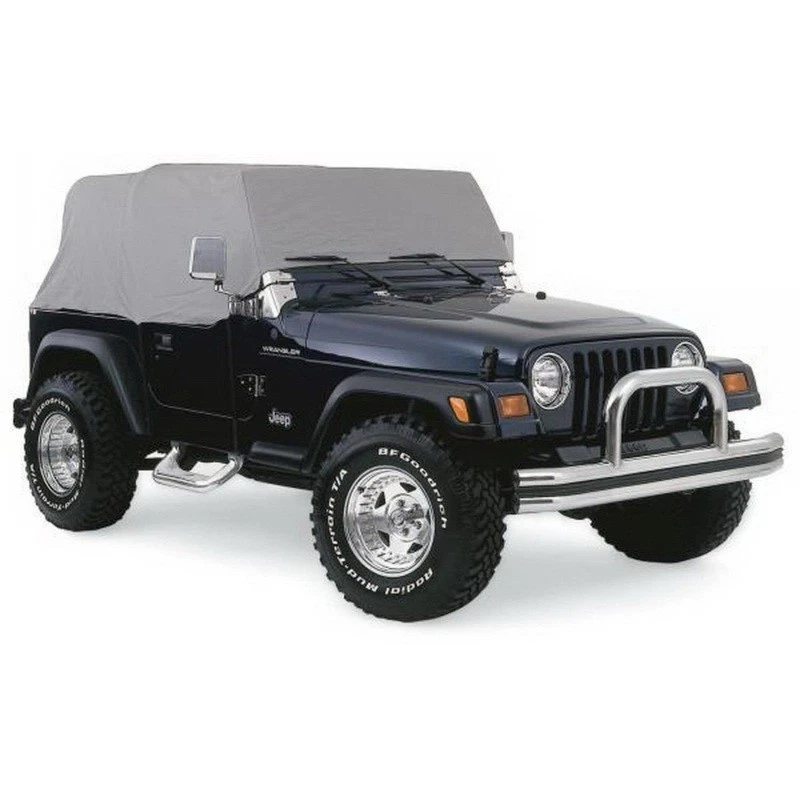 Cubierta de cabina con aletas de puerta Rampage para Jeep Wrangler (YJ) 1992-1995 - gris Foto 1 de 4