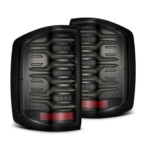 AlphaRex Tail Lights For GMC Sierra 3500HD 2015-2019 Pair LUXX LED Alpha-Black - Picture 1 of 10