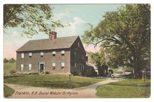 Franklin NH Daniel Webster Birthplace Vintage Postcard c1900s - Picture 1 of 2