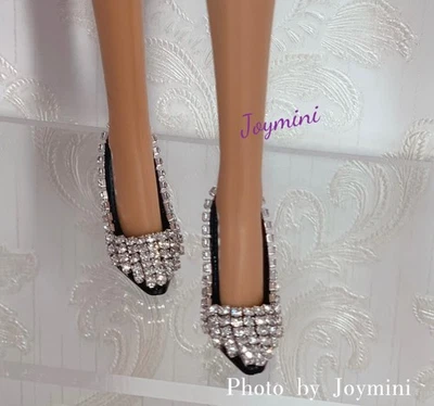Zapatos de diamantes de imitación Tacones para Moda Royalty Integrity PP NuFace 1/6 Muñecas Conjunto Foto 1 de 4