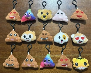 Poop Emoji Plüsch Riemen Spielzeug Schlüsselanhänger Handtasche Dekor Menge 15 - Bild 1 von 1