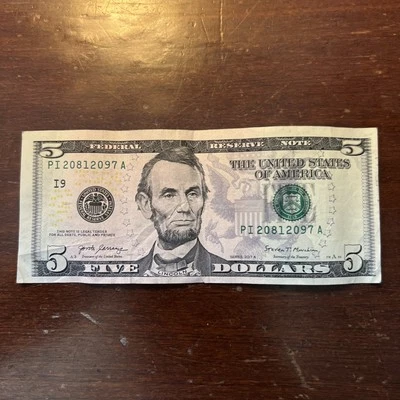 2013 $5 Dollar Bill - Image 1 of 4