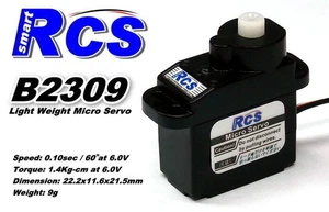 RCS Model B2309 9g RC High Speed & Torque R/C Hobby Micro Servo SS844 - Picture 1 of 4