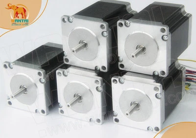 【US ship 】5PCS Wantai NEMA23 STEPPER MOTOR 270 OZ-IN,3A,4-Leads,57BYGH627 - Image 1 of 4