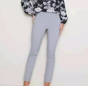 W LANE Comfort Dove Grey PANTS Size 16 BNWOT NEW Ankle Length Straight Stretch - Picture 1 of 7